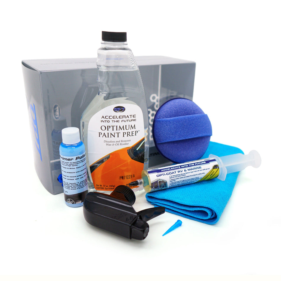 Opti-Coat RV & Marine Ceramic Coating 5YR Warranty Pack