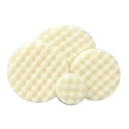 Optimum White Waffle Foam Pad (Light Polishing)